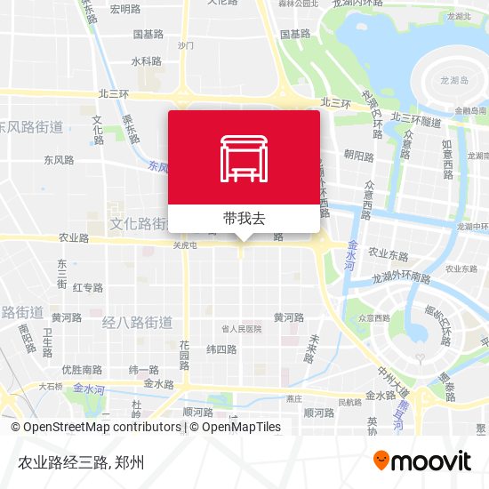 农业路经三路地图