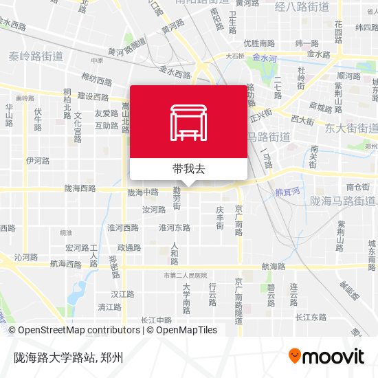 陇海路大学路站地图