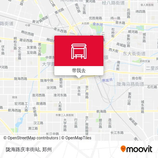 陇海路庆丰街站地图