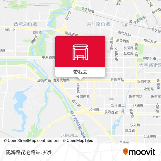 陇海路昆仑路站地图