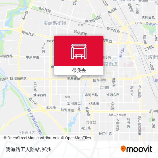 陇海路工人路站地图