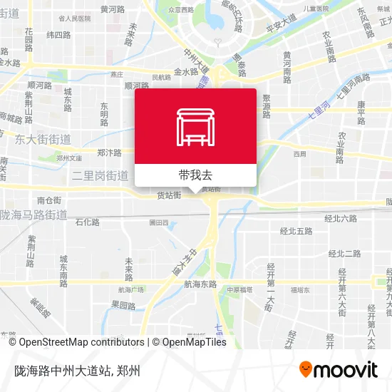 陇海路中州大道站地图