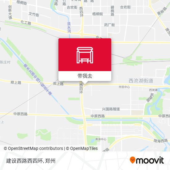 建设西路西四环地图