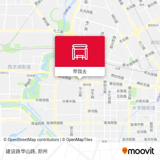 建设路华山路地图