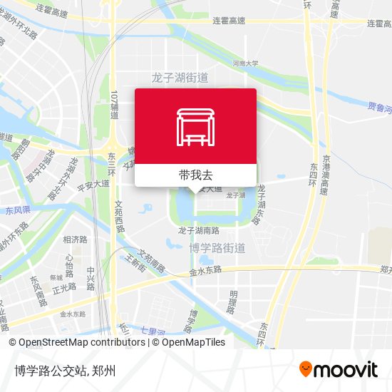 博学路公交站地图