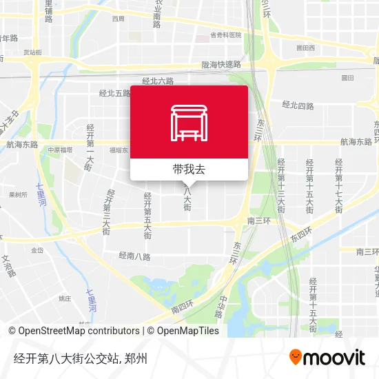 经开第八大街公交站地图