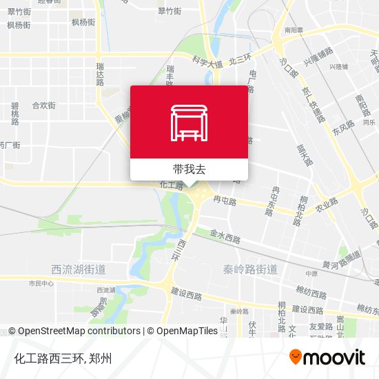 化工路西三环地图