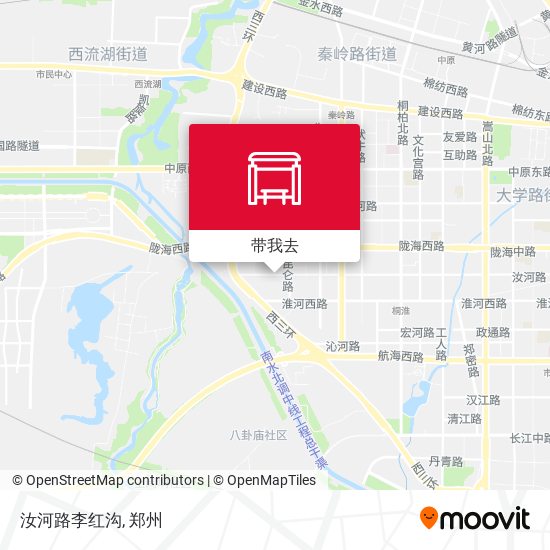 汝河路李红沟地图