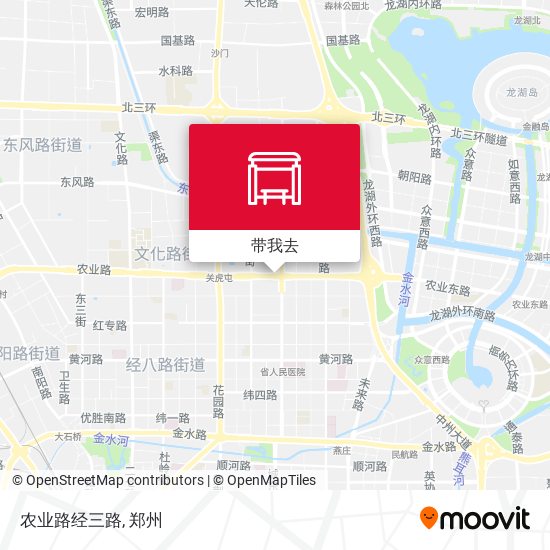 农业路经三路地图