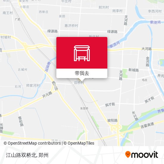 江山路双桥北地图