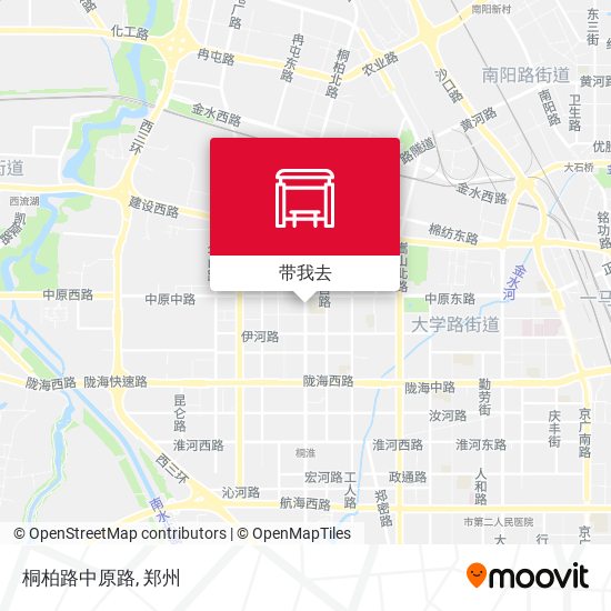 桐柏路中原路地图