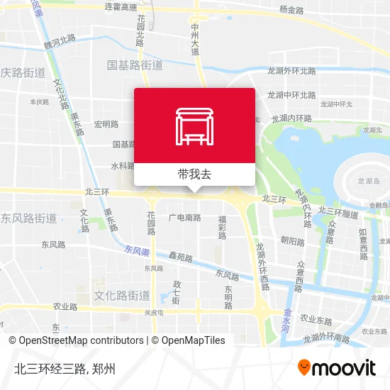 北三环经三路地图