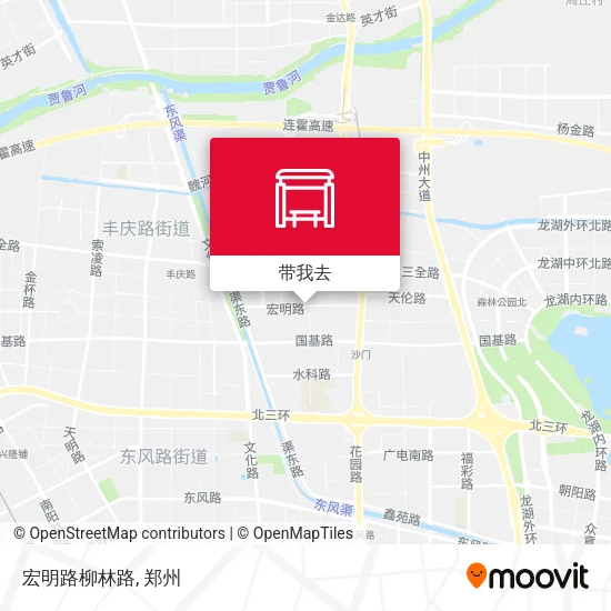 宏明路柳林路地图