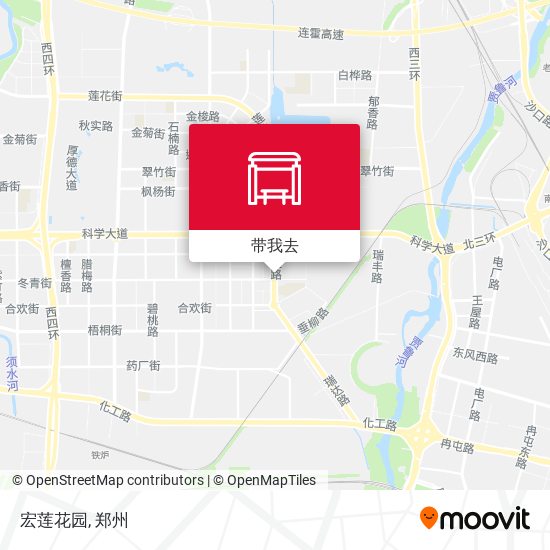 宏莲花园地图