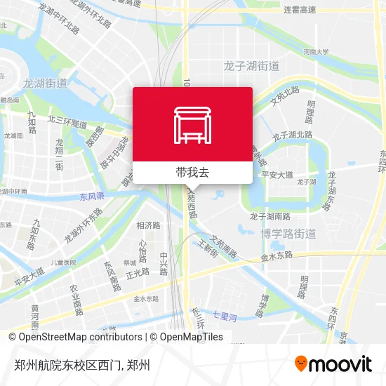 郑州航院东校区西门地图