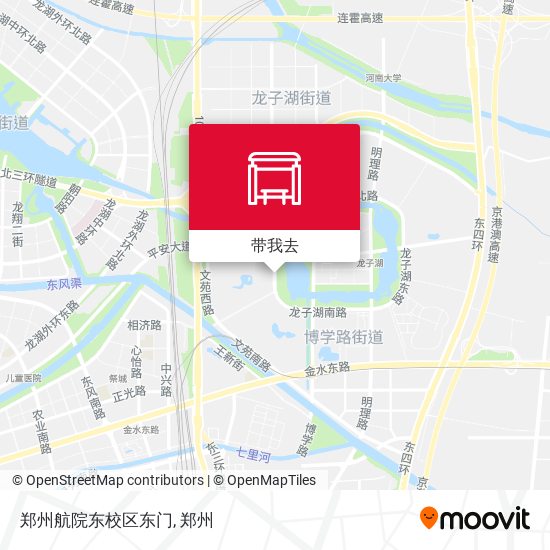 郑州航院东校区东门地图
