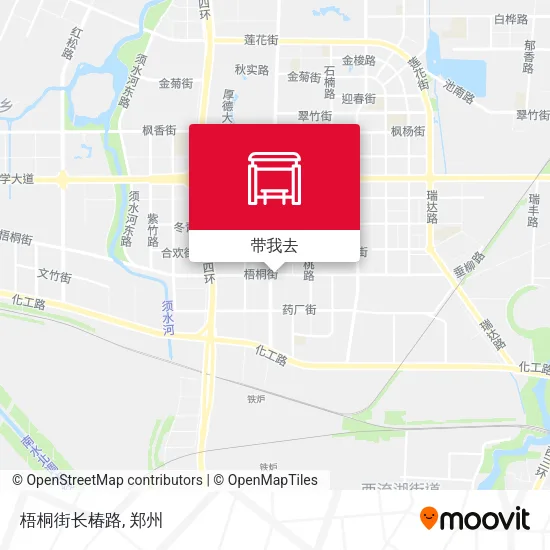 梧桐街长椿路地图