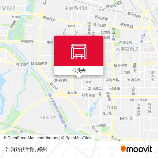 淮河路伏牛路地图