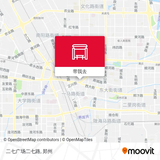 二七广场二七路地图