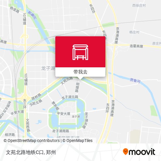 文苑北路地铁C口地图