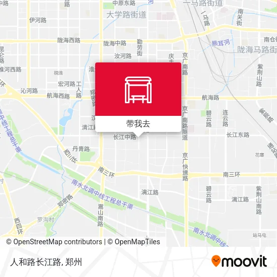人和路长江路地图