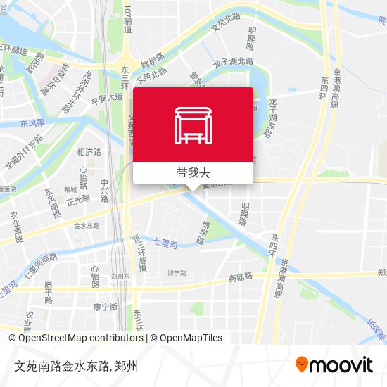 文苑南路金水东路地图