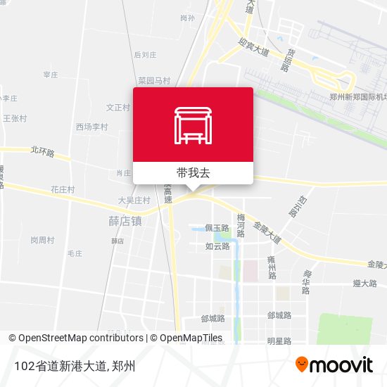 102省道新港大道地图