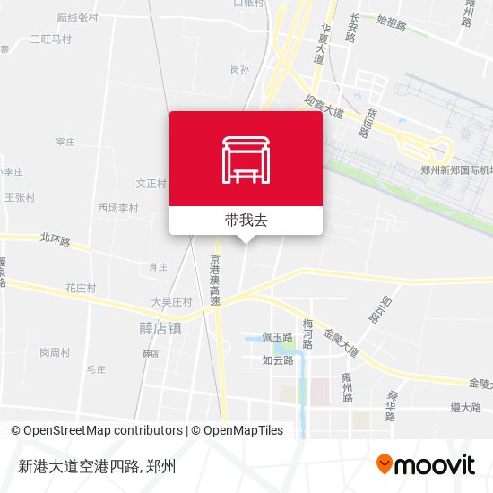 新港大道空港四路地图