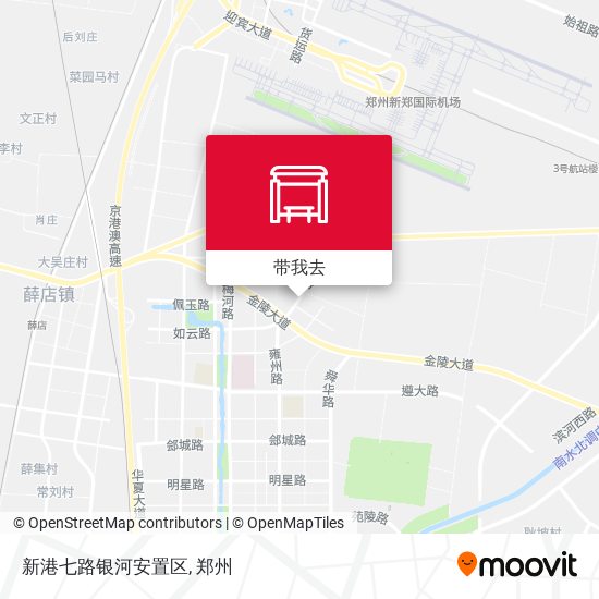 新港七路银河安置区地图