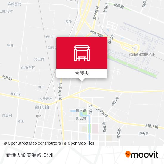 新港大道美港路地图