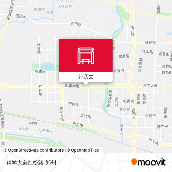 科学大道红松路地图