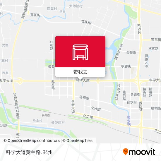 科学大道黄兰路地图
