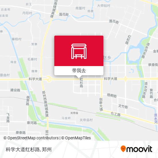 科学大道红杉路地图