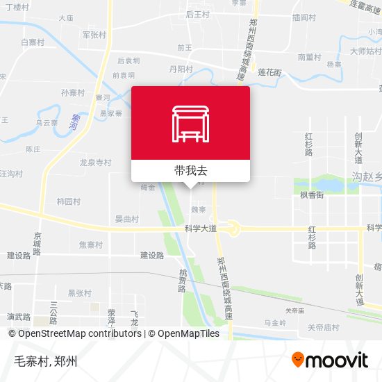 毛寨村地图