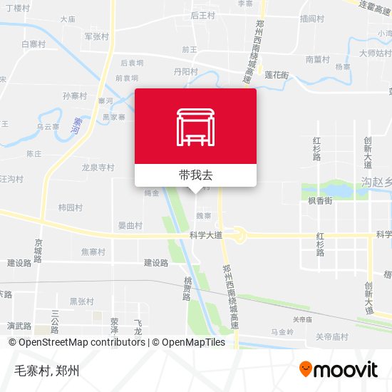 毛寨村地图