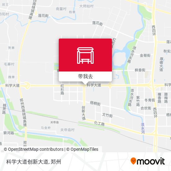 科学大道创新大道地图