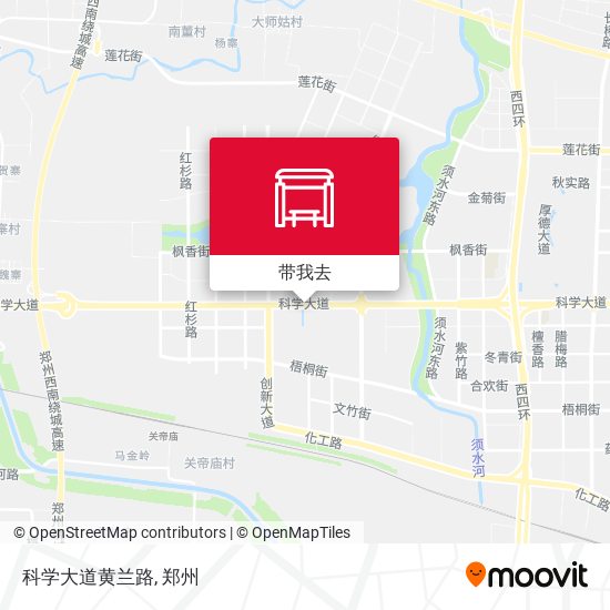 科学大道黄兰路地图