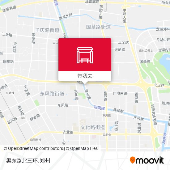 渠东路北三环地图