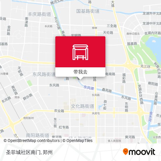 圣菲城社区南门地图