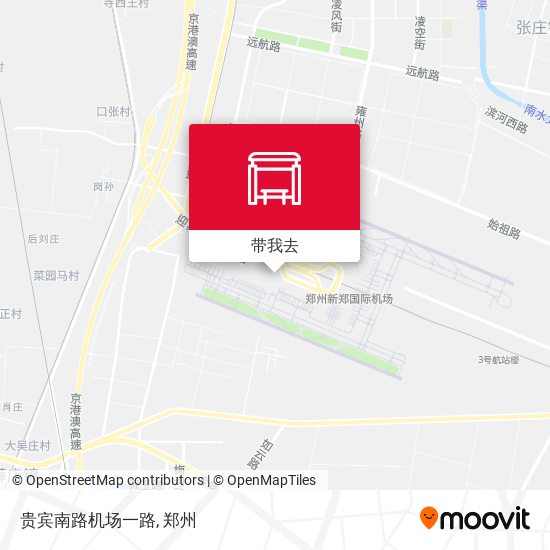 贵宾南路机场一路地图