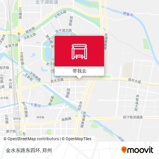 金水东路东四环地图