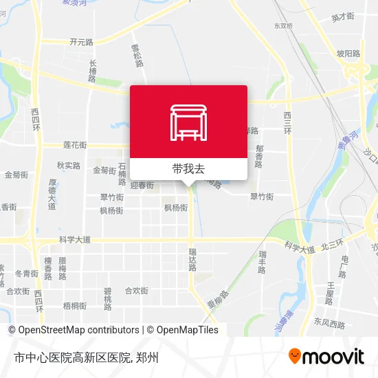 市中心医院高新区医院地图