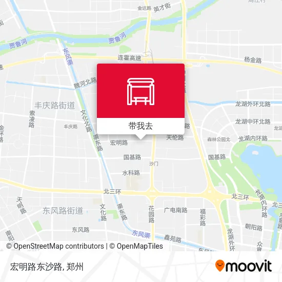 宏明路东沙路地图