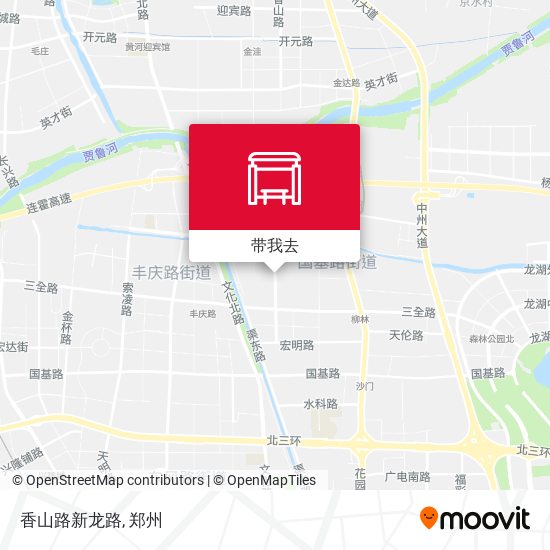香山路新龙路地图