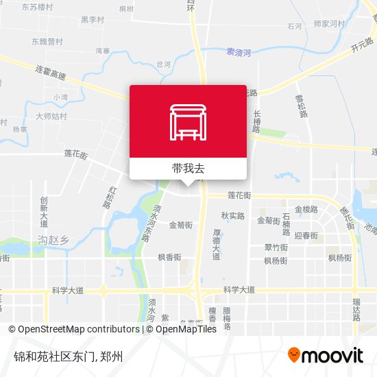 锦和苑社区东门地图