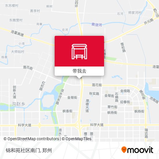 锦和苑社区南门地图