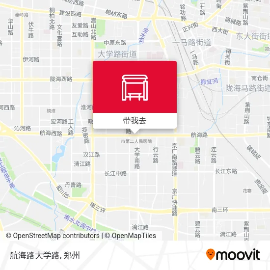 航海路大学路地图