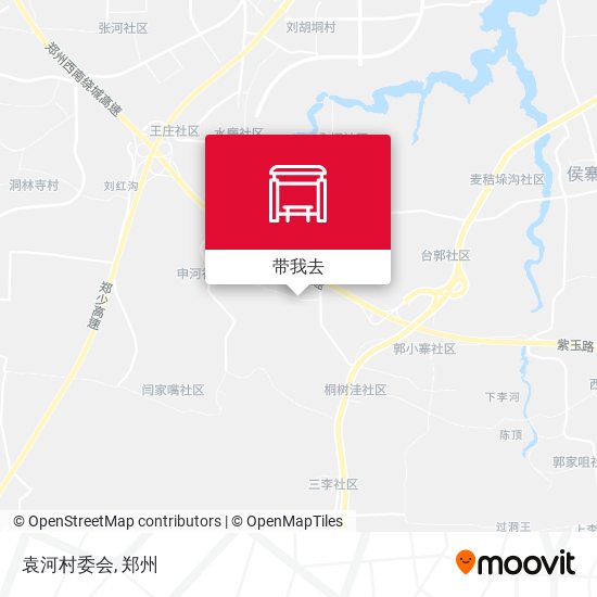 袁河村委会地图