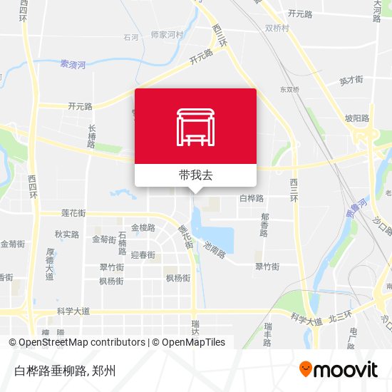 白桦路垂柳路地图