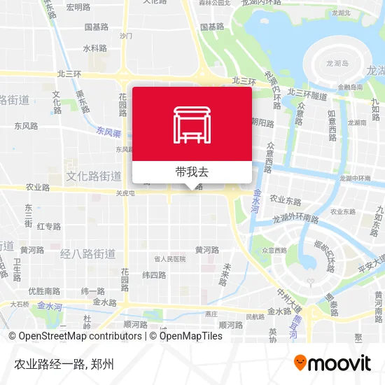农业路经一路地图